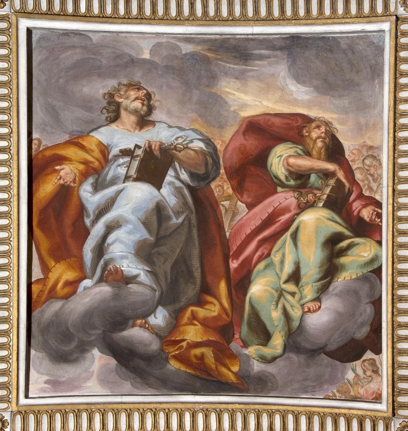 Gian Giacomo Barbelli - I santi Pietro e Paolo, chiesa di San Giovanni della Carità, Crema